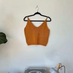 Vintage Style Knit Crop Top | Size 10 (fits like M) | Atmosphere